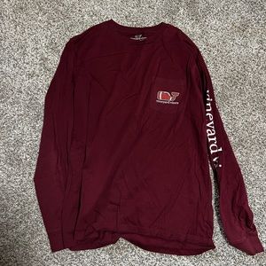 Maroon Vineyard Vines Long-sleeve